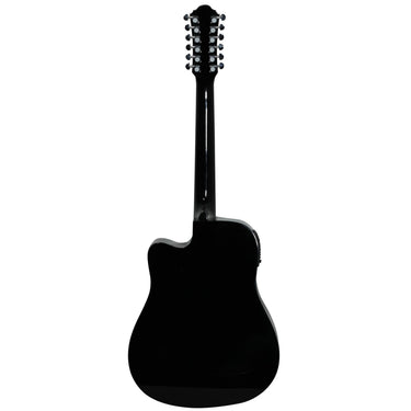 Guitarra Electroacustica La Sevillana Tx-1200ceq Blk Texana 12 Cuerdas